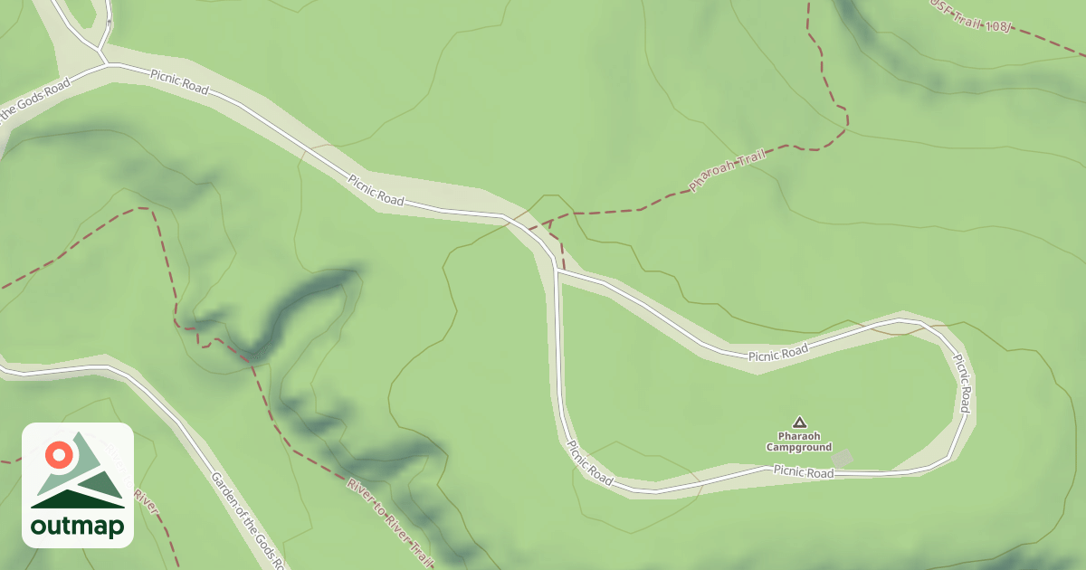 Map of GARDEN REC SITES RD