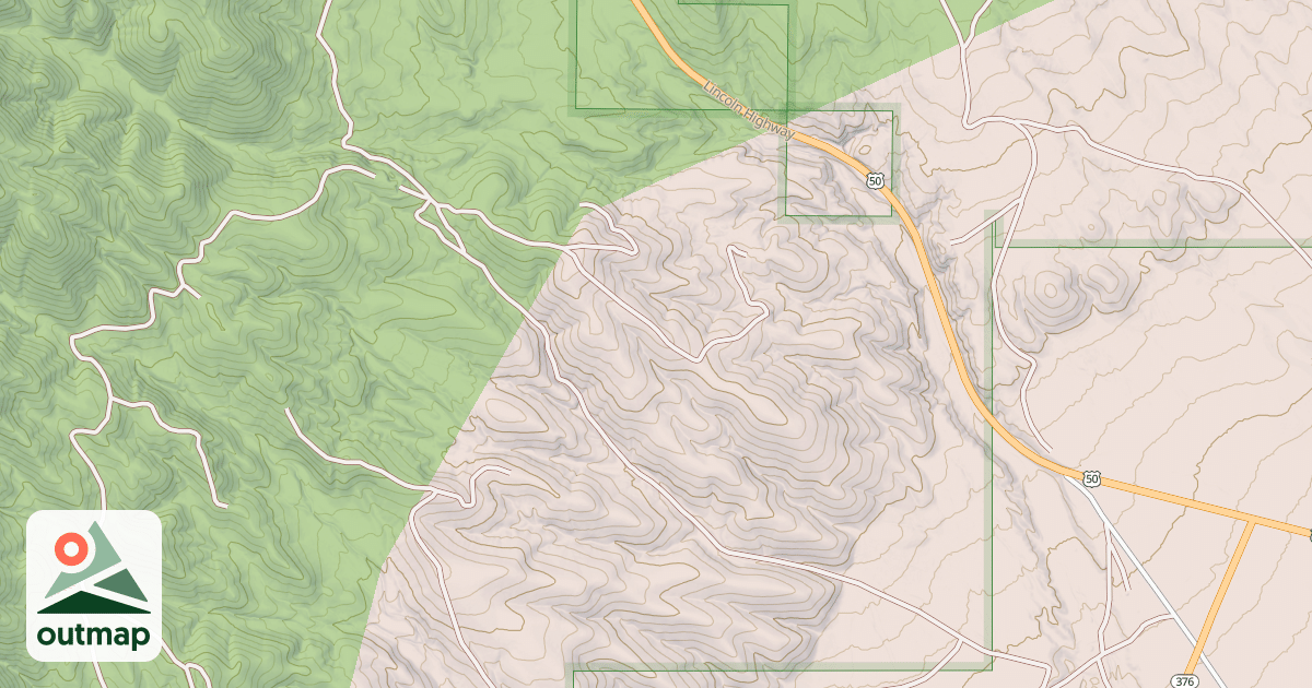Map of LOWBOY MINE