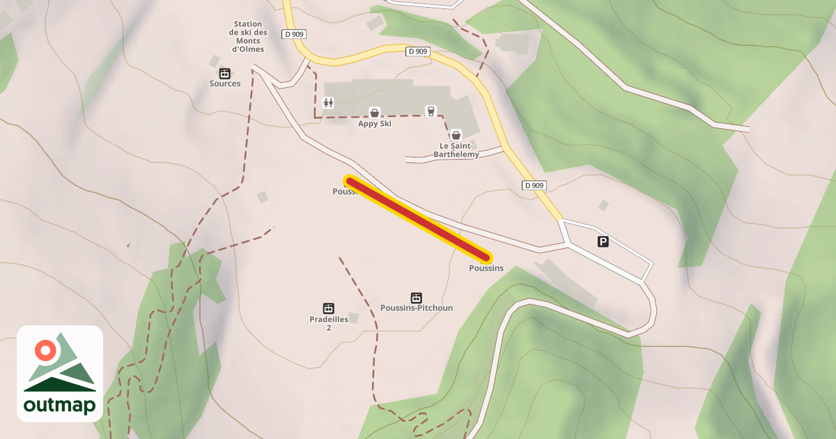 Map of Poussins