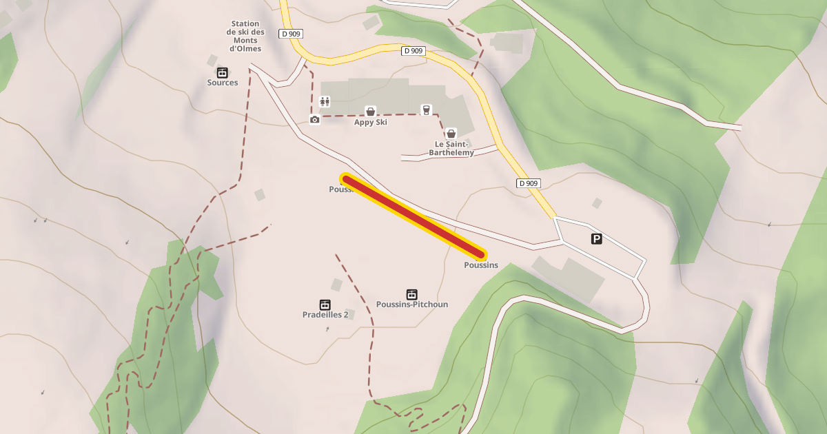 Map preview of Poussins