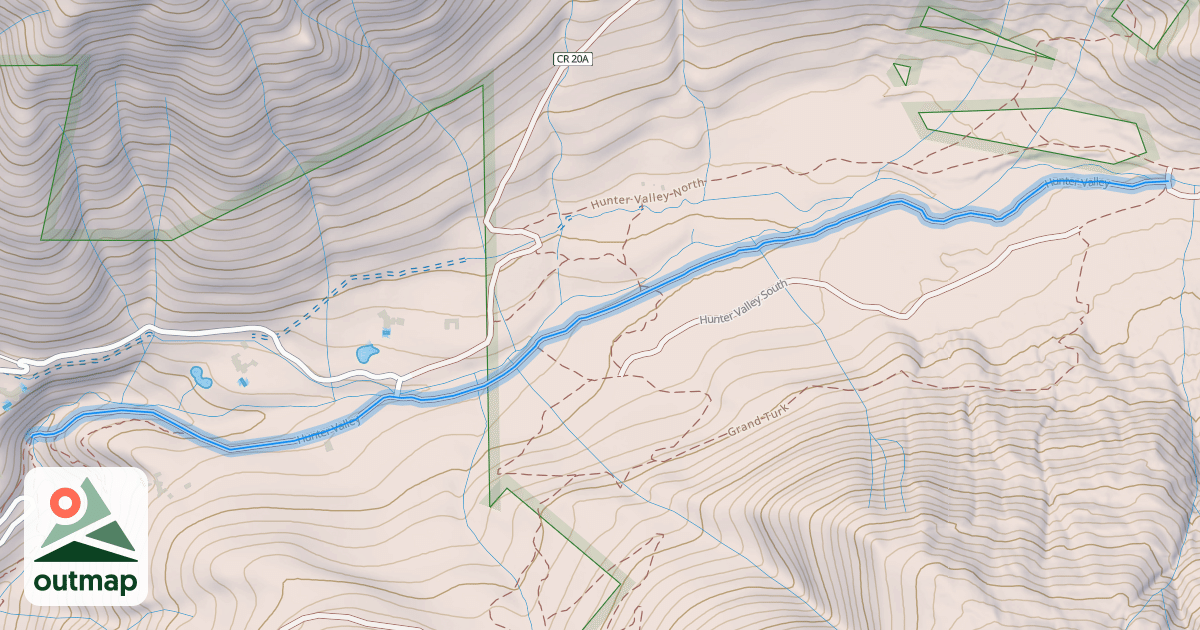 Map of Hunter Valley
