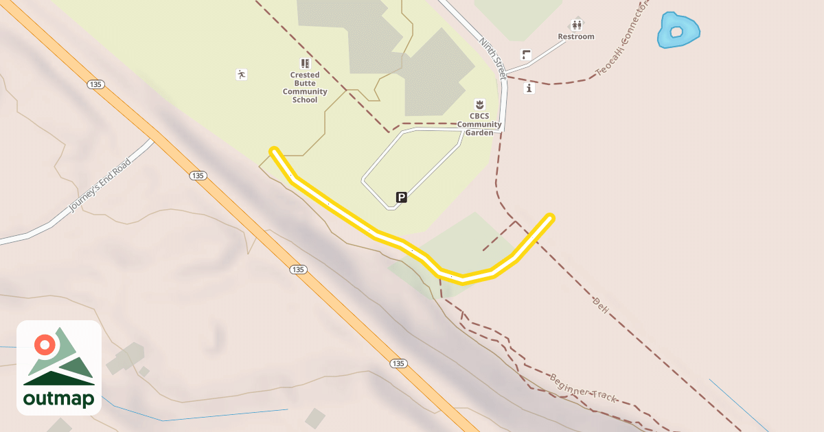 Map of Town Ranch Connector