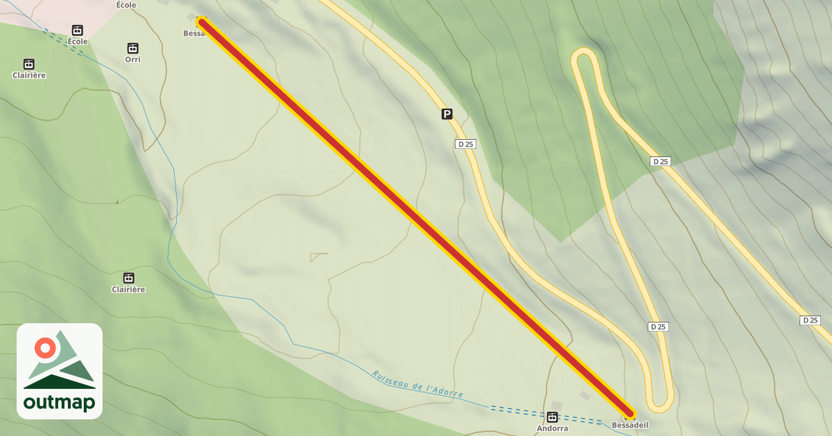 Map of Bessadeil