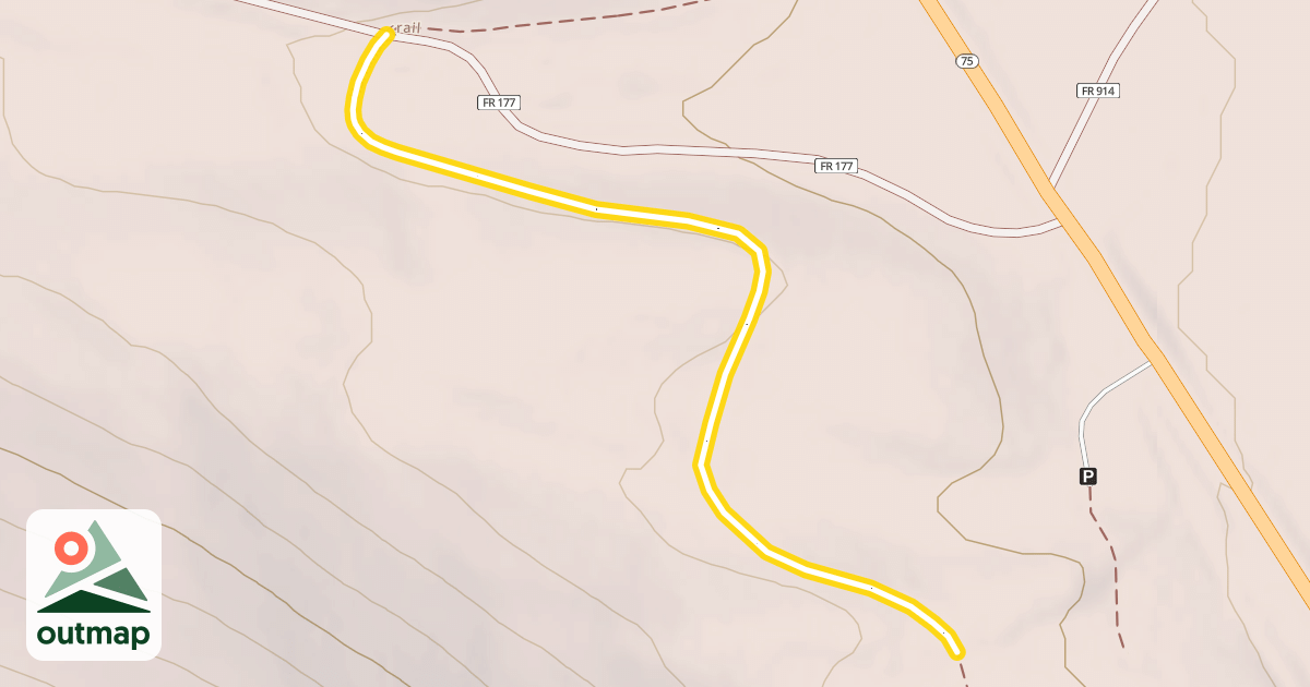 Map of Harriman Trail