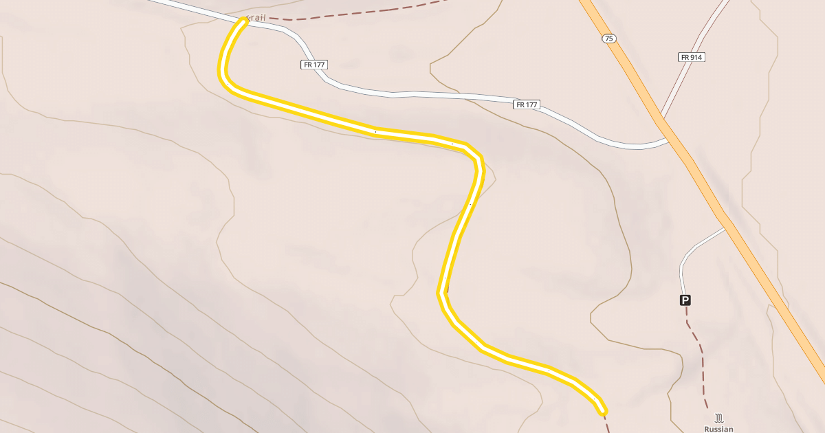 Map preview of Harriman Trail