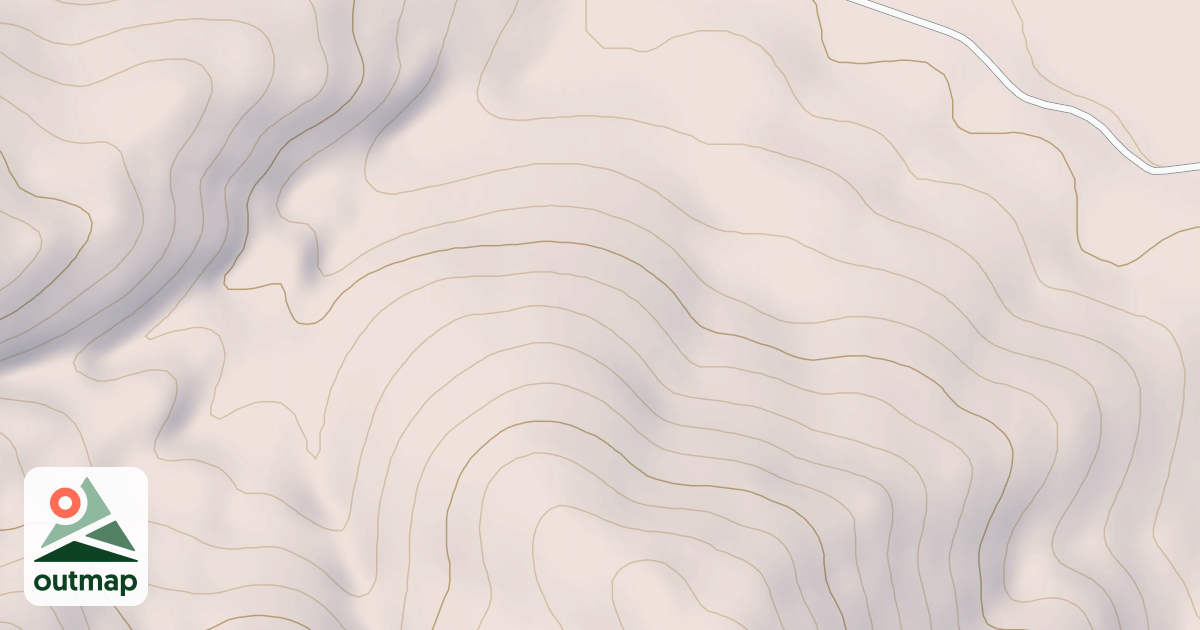Map of GRAVEL CREEK WEST
