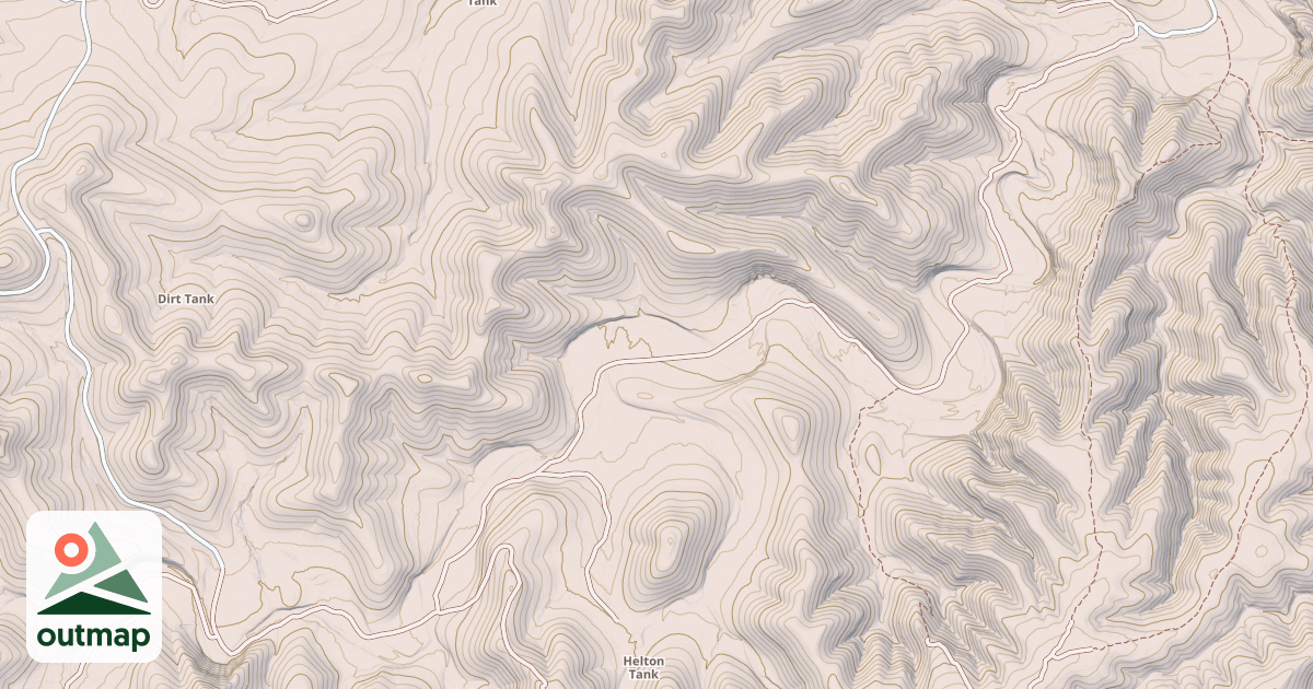 Map of DARK CANYON