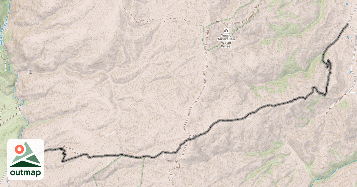Map of Nevis Road