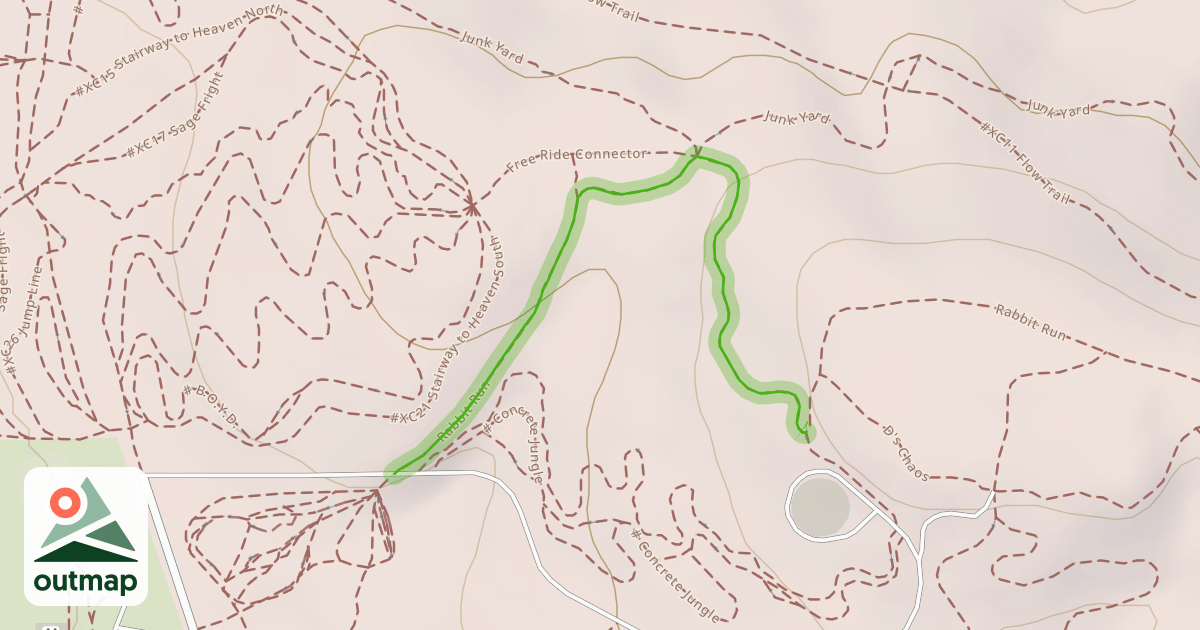 Map of Rabbit Run