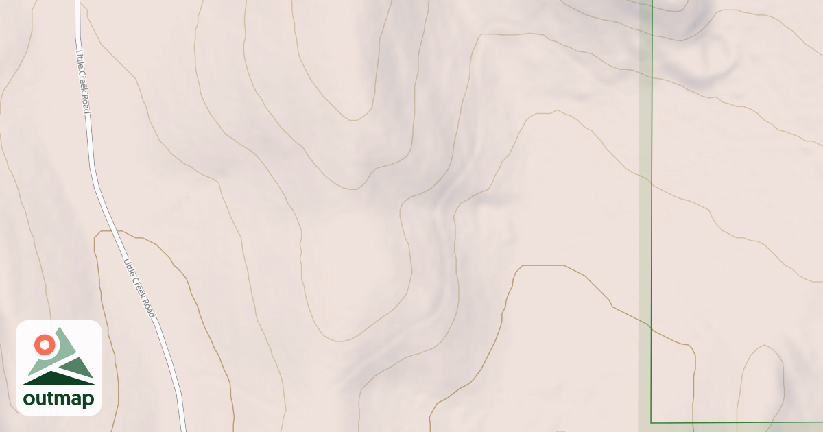 Map of WATERS FLAT