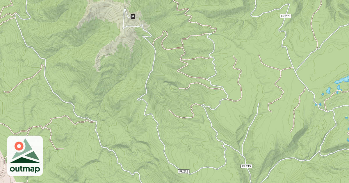 Map of KENNADAY PEAK