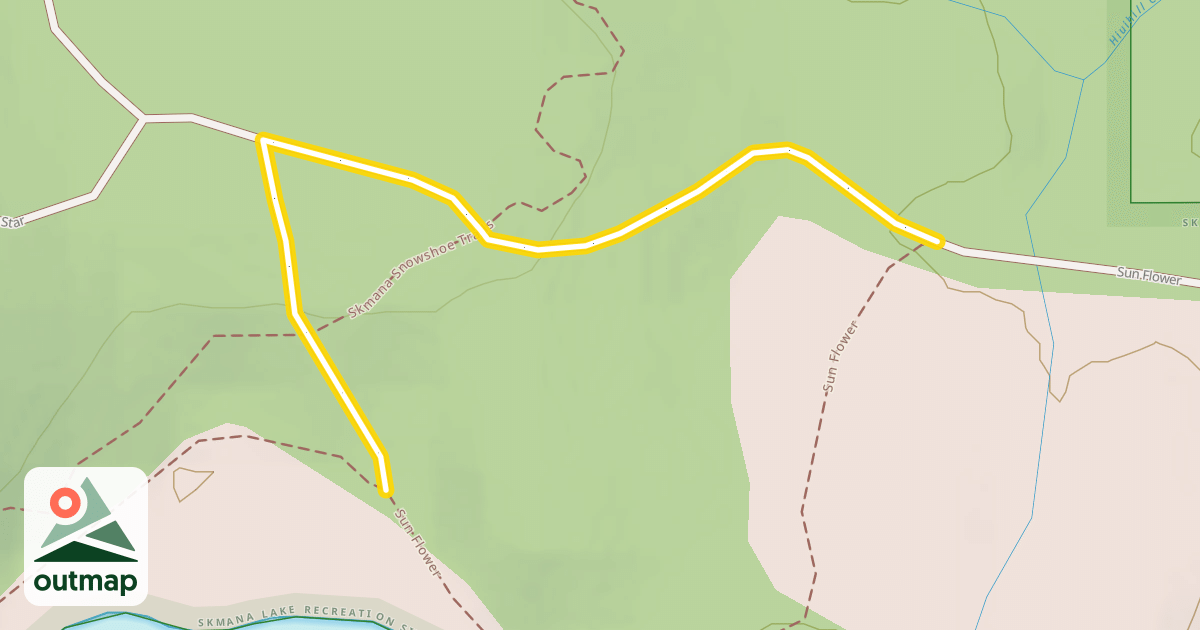 Map of Chocolate Lily