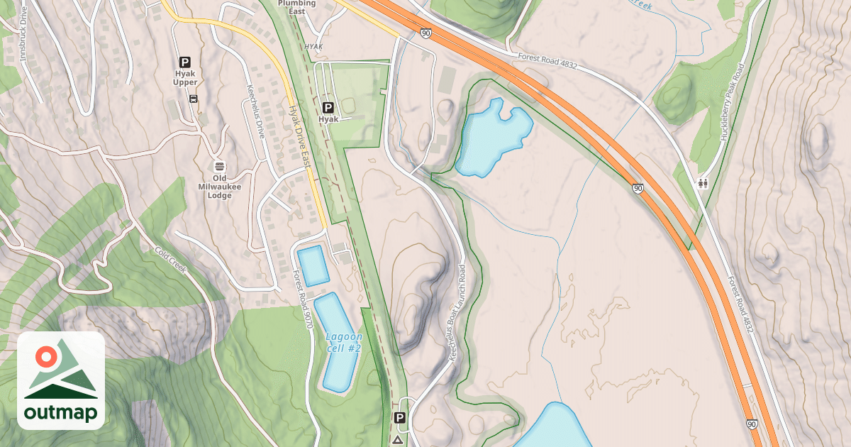 Map of LK KEECHELUS BOAT RAMP