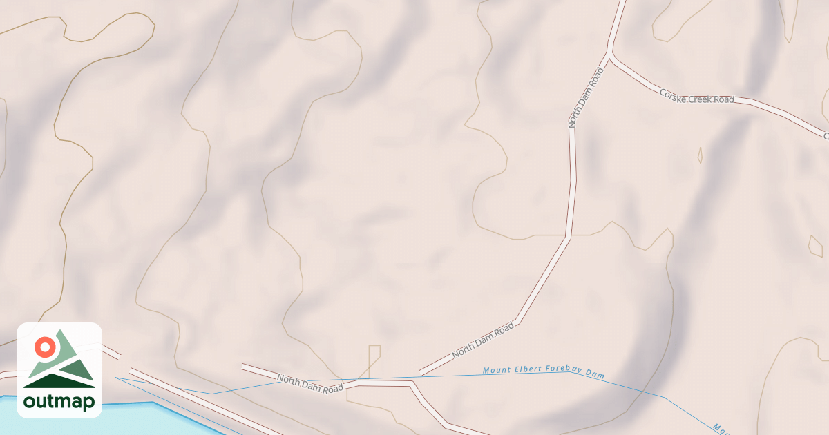 Map of NORTH DAM
