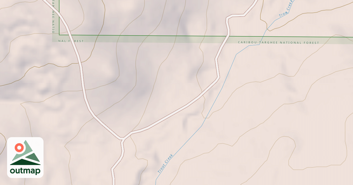Map of TROUT CREEK