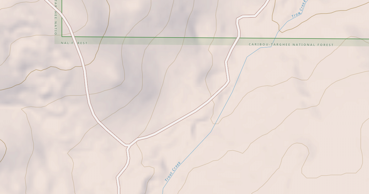Map preview of TROUT CREEK