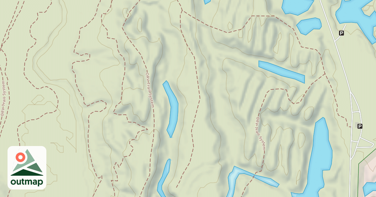 Map of Orv Trail System