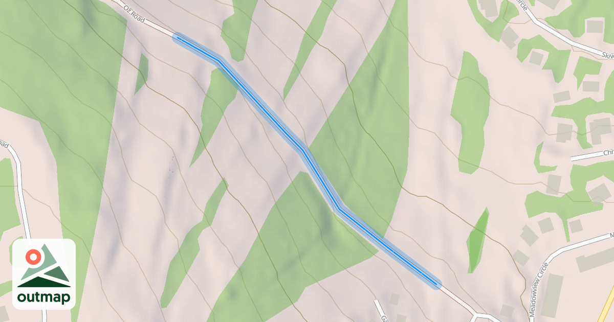 Map of Oz Road