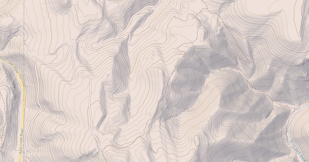Map preview of PIKE MOUNTAIN