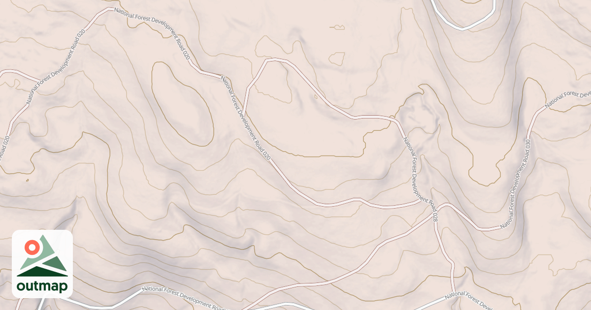 Map of USFS Motor Vehicle Use Map Roads {1D8B6213-F811-47A2-98C4-B0BC531984C2}