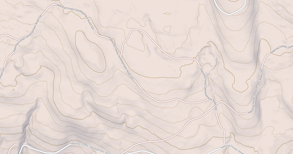 Map preview of USFS Motor Vehicle Use Map Roads {1D8B6213-F811-47A2-98C4-B0BC531984C2}