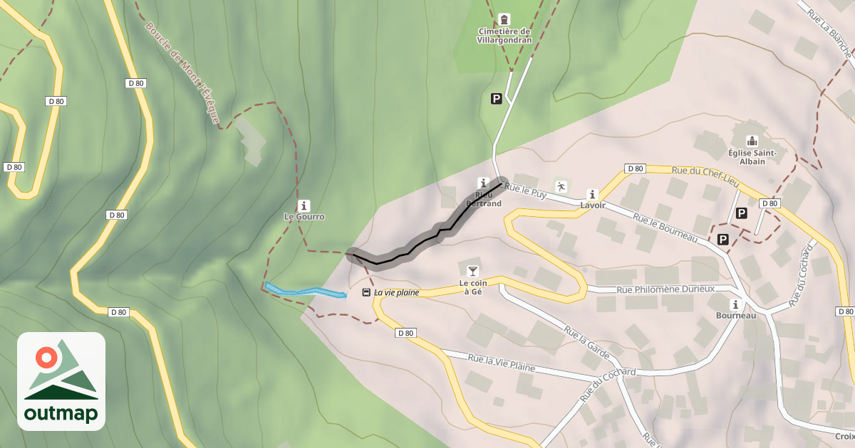 Map of Chemin du Belvédère