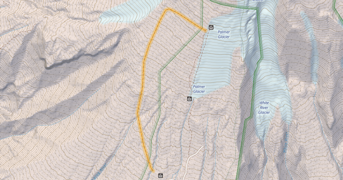 Map preview of Zigzag Side Country
