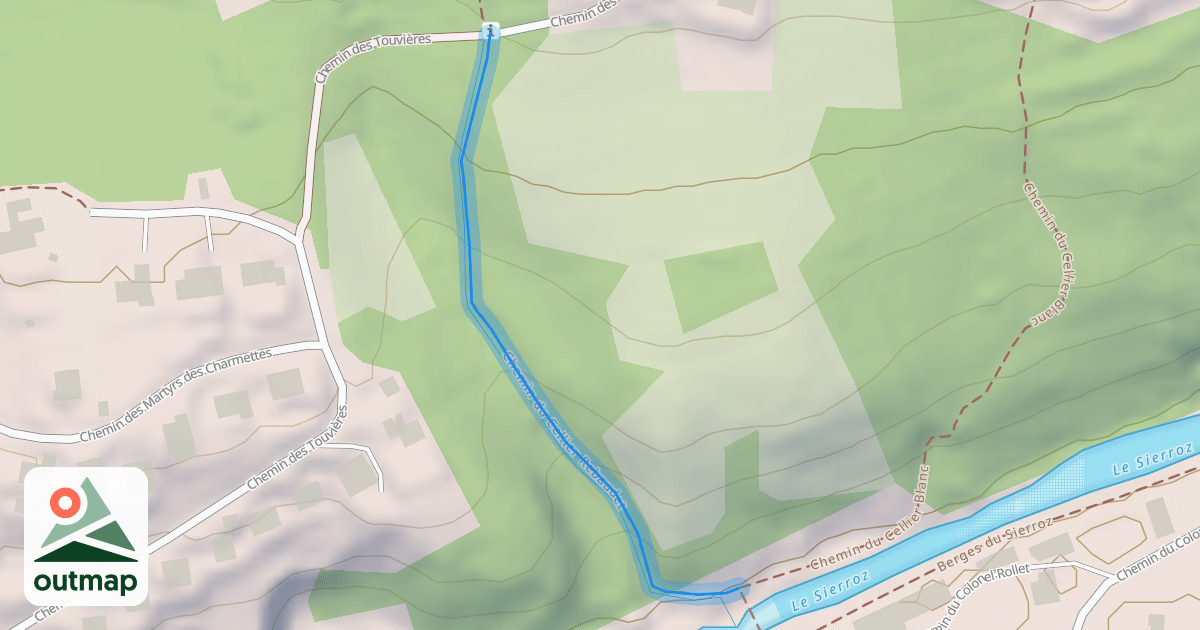 Map of Chemin du Cellier Rebaudet