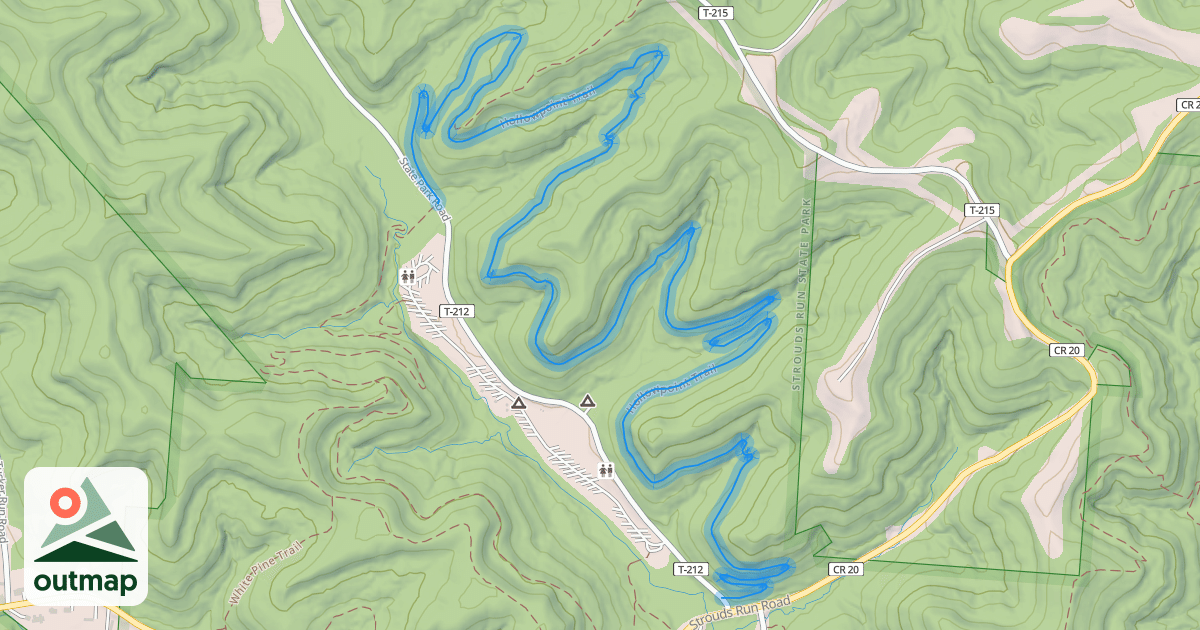 Map of Hollowpoint Trail