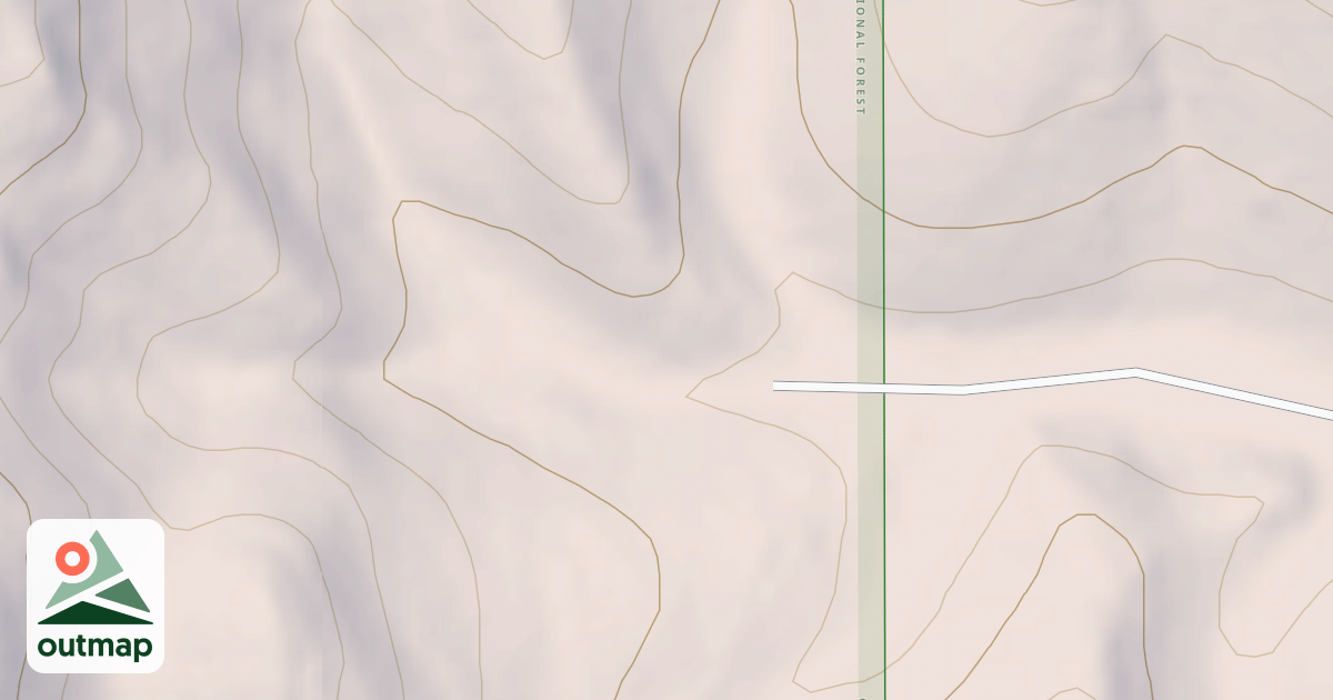 Map of MIDDLE FORK DRY CREEK