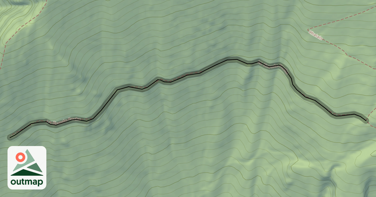 Map of La Grande Poche