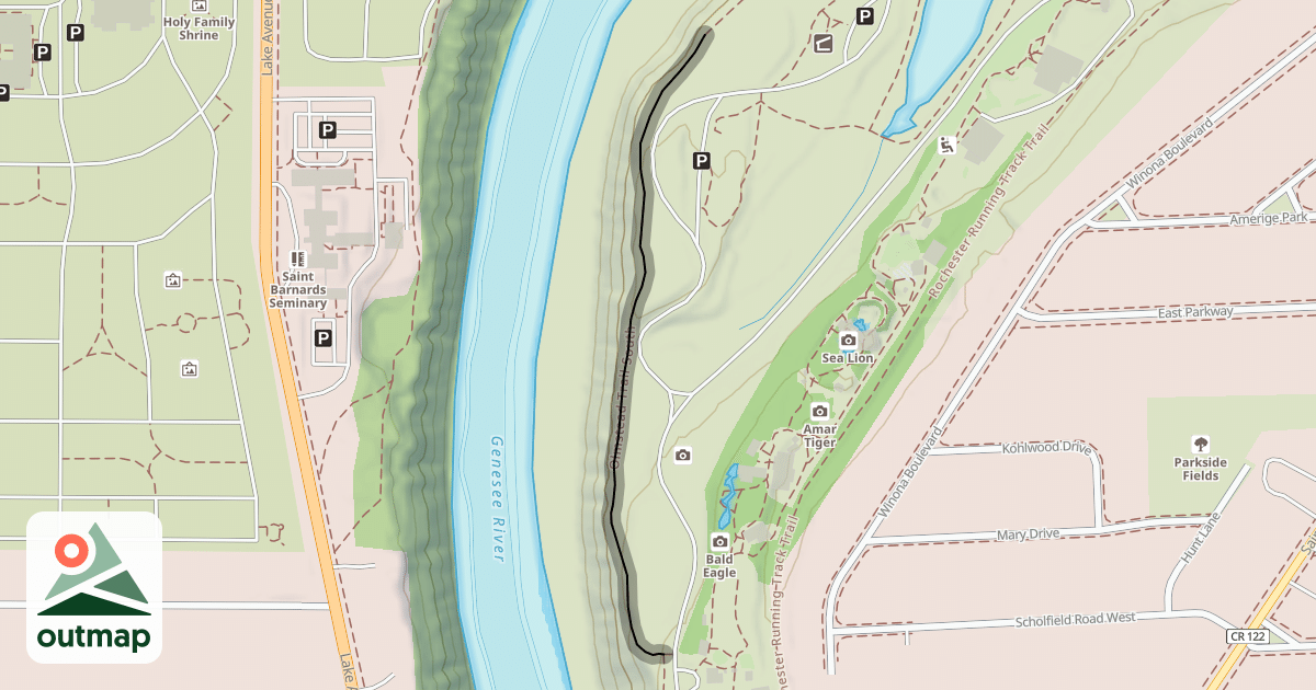 Map of Olmstead Trail South