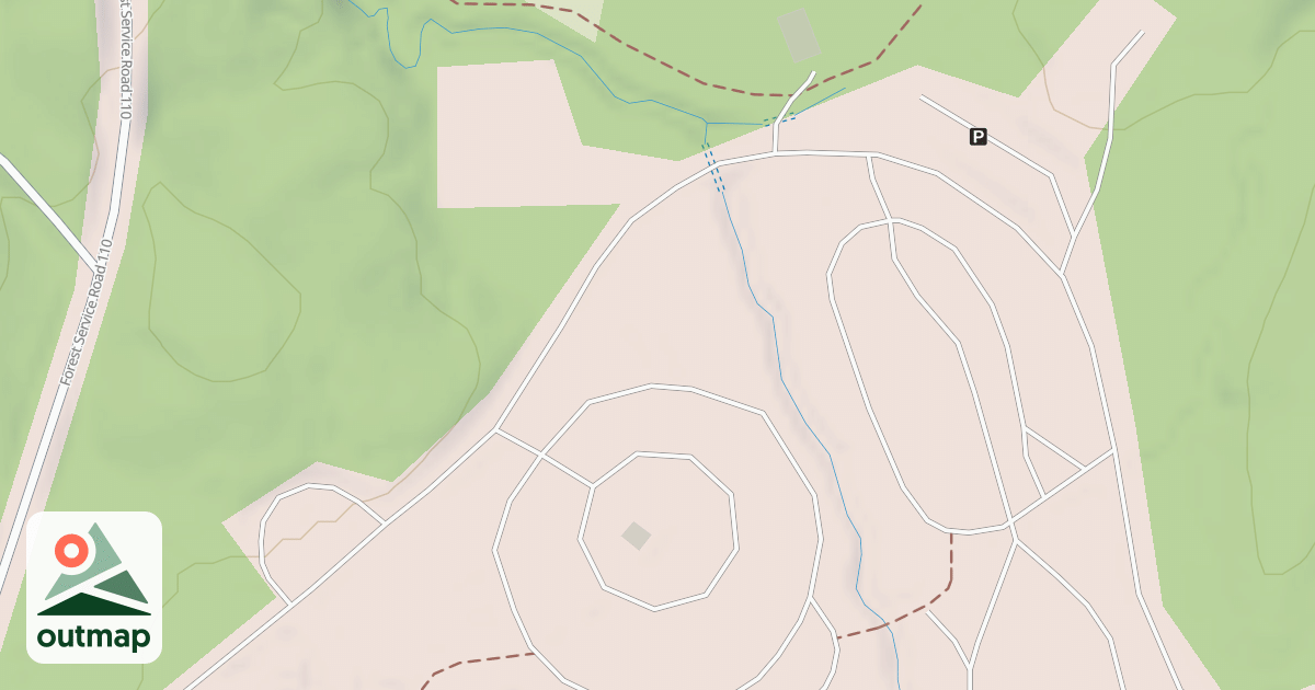 Map of H.F. T SITES 34-38, 40 ACCESS