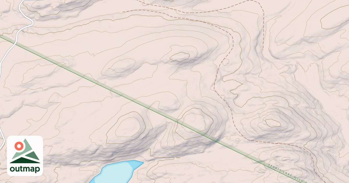 Map of Jerseyfield Railbed