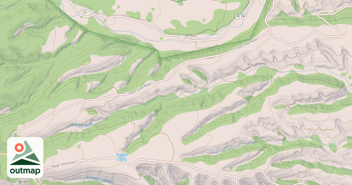 Map of CHINO DRAW