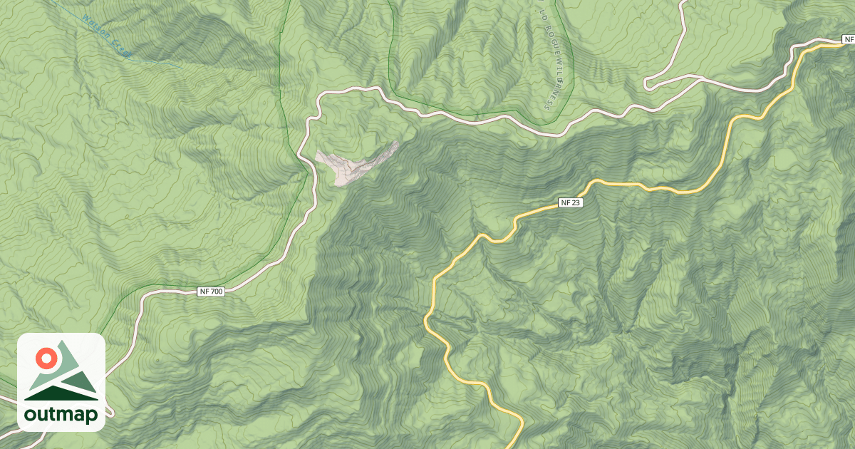 Map of GREEN KNOB