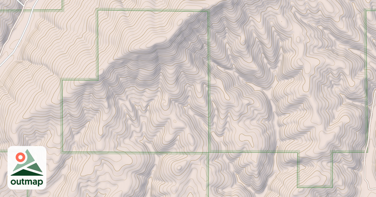 Map of BEDSPRINGS GULCH