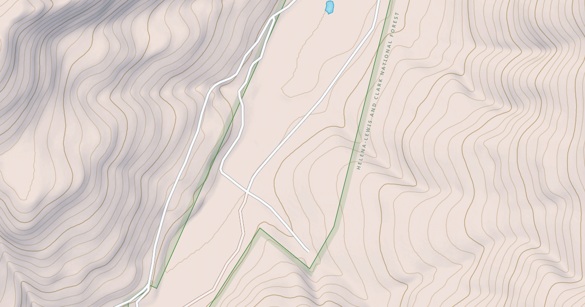 Map preview of Snowmobile Loop J