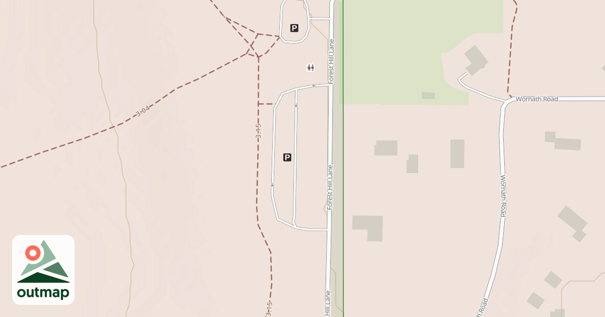 Map of BLUE MOUNTAIN TH PARKING