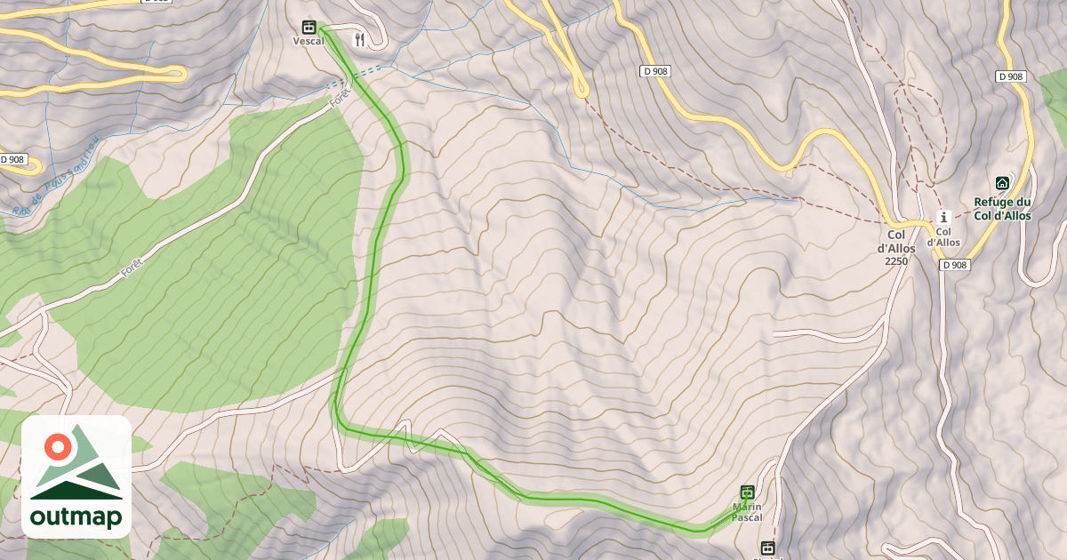 Map of Alpage