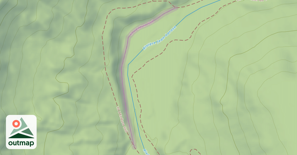 Map of 13 L'Enduro Sud