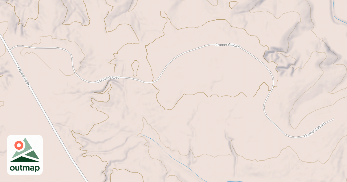 Map of CROMER G