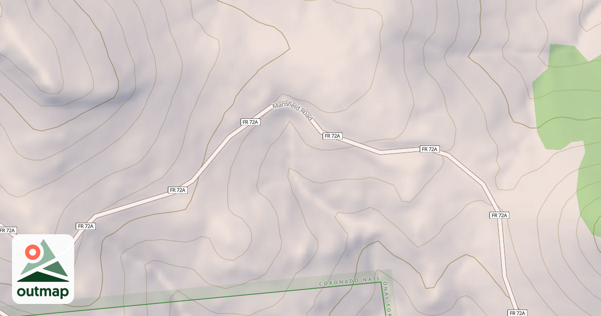 Map of MANSFIELD