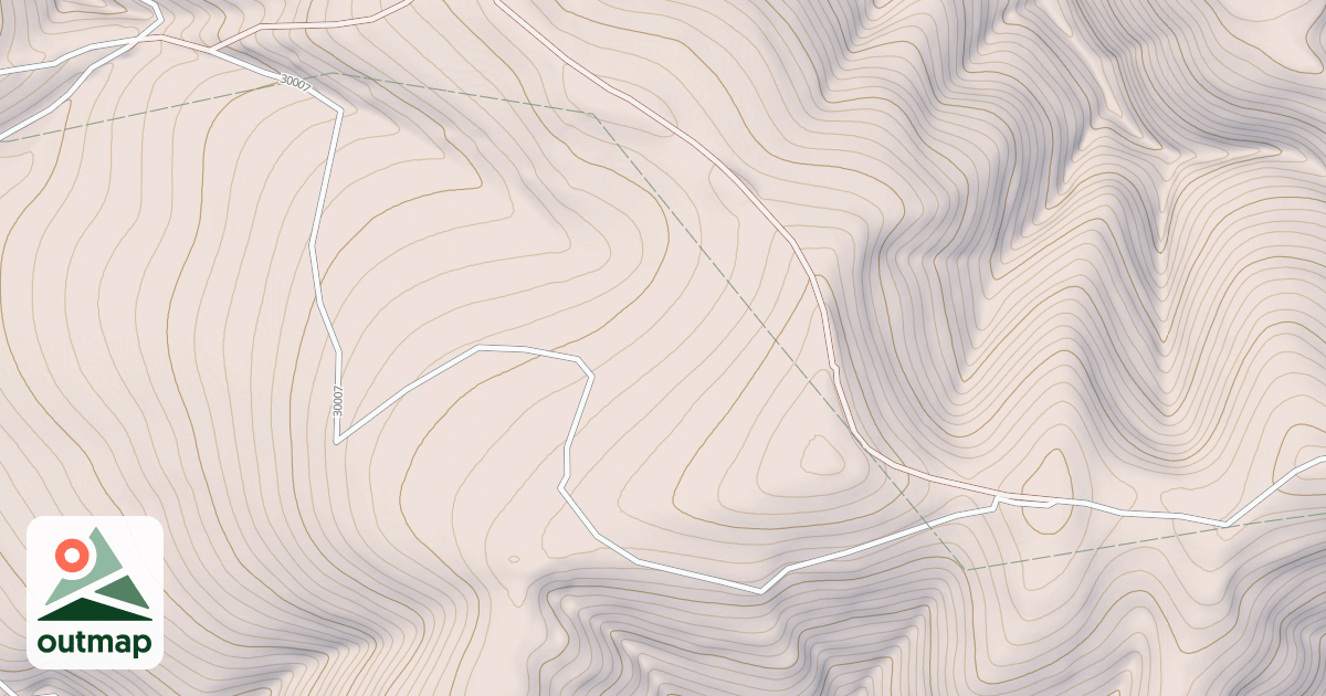 Map of CEMENT RIDGE E1