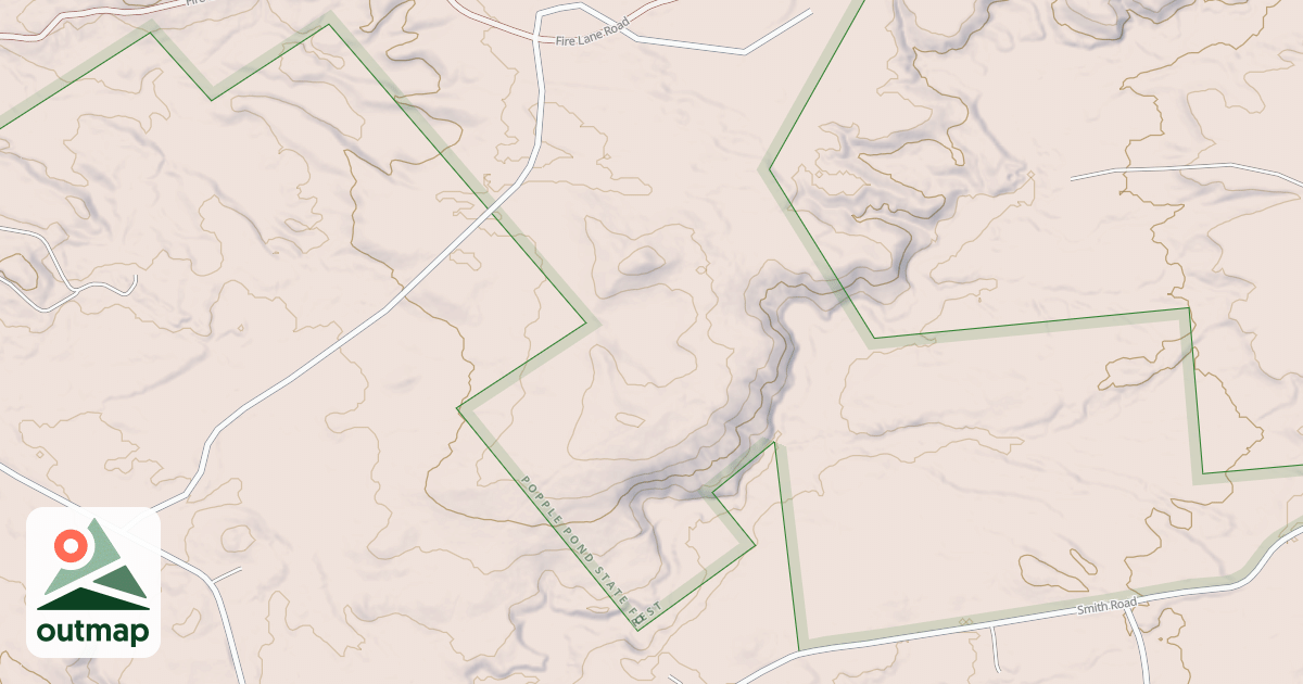 Map of Snowmobile Trail