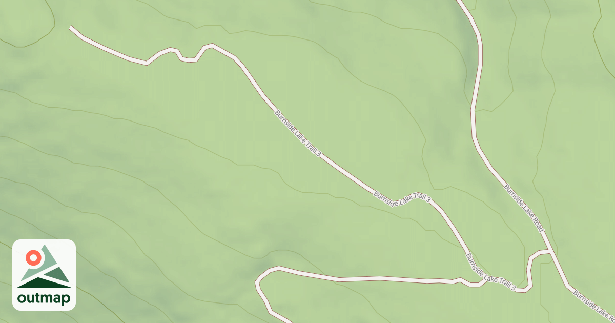 Map of Burnside Lake Trail 3