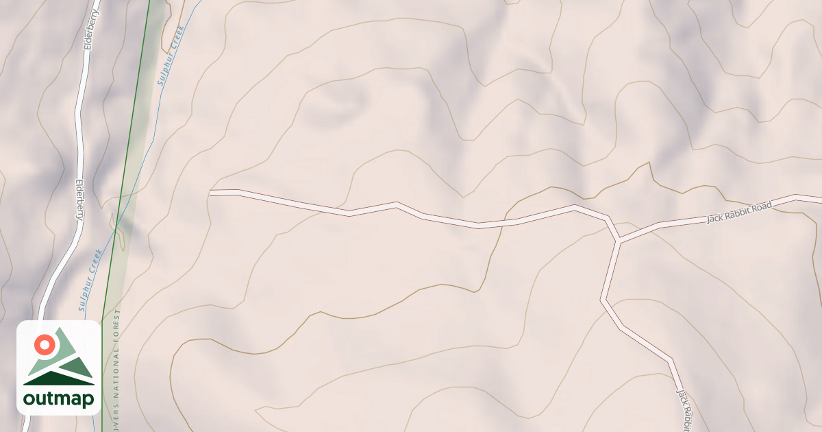 Map of JACK RABBIT
