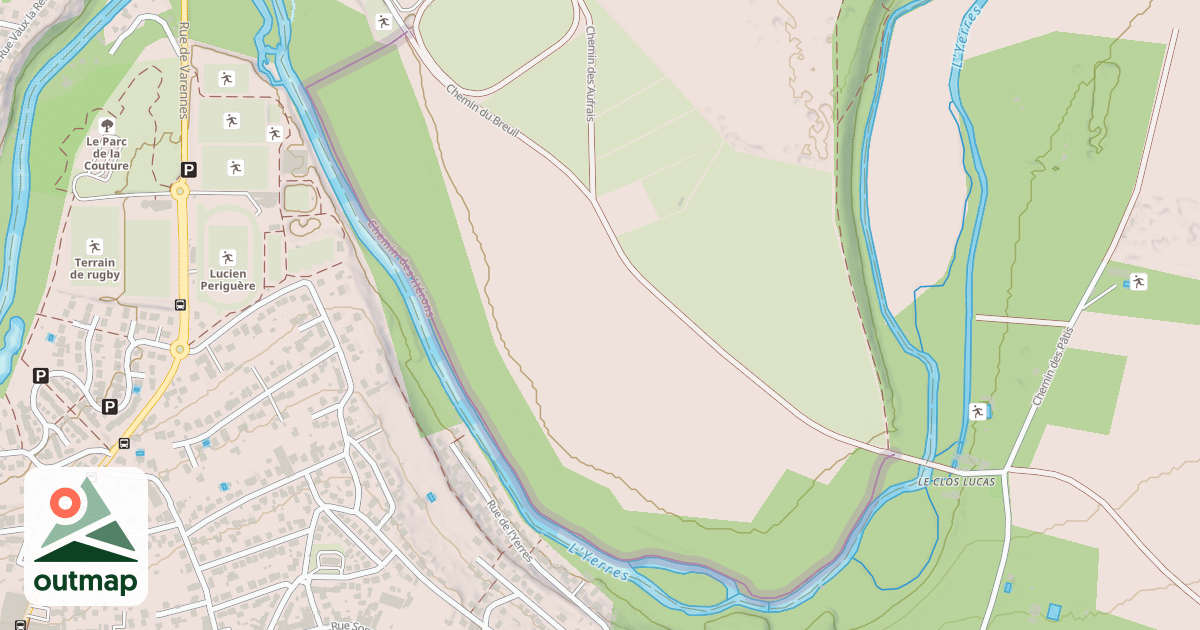 Map of Chemin des Hérons