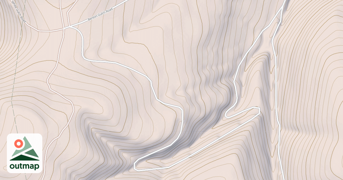 Map of HOUR GULCH