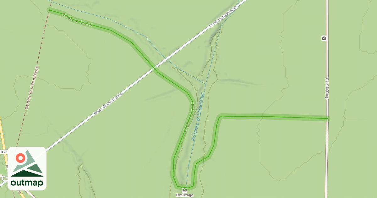 Map of Single le Croisil